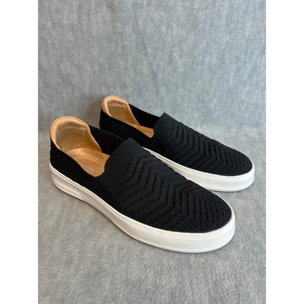 Dearfoams Daily Comfort Slip On Sneakers‎ Women Size 9  Black White Womens Size
